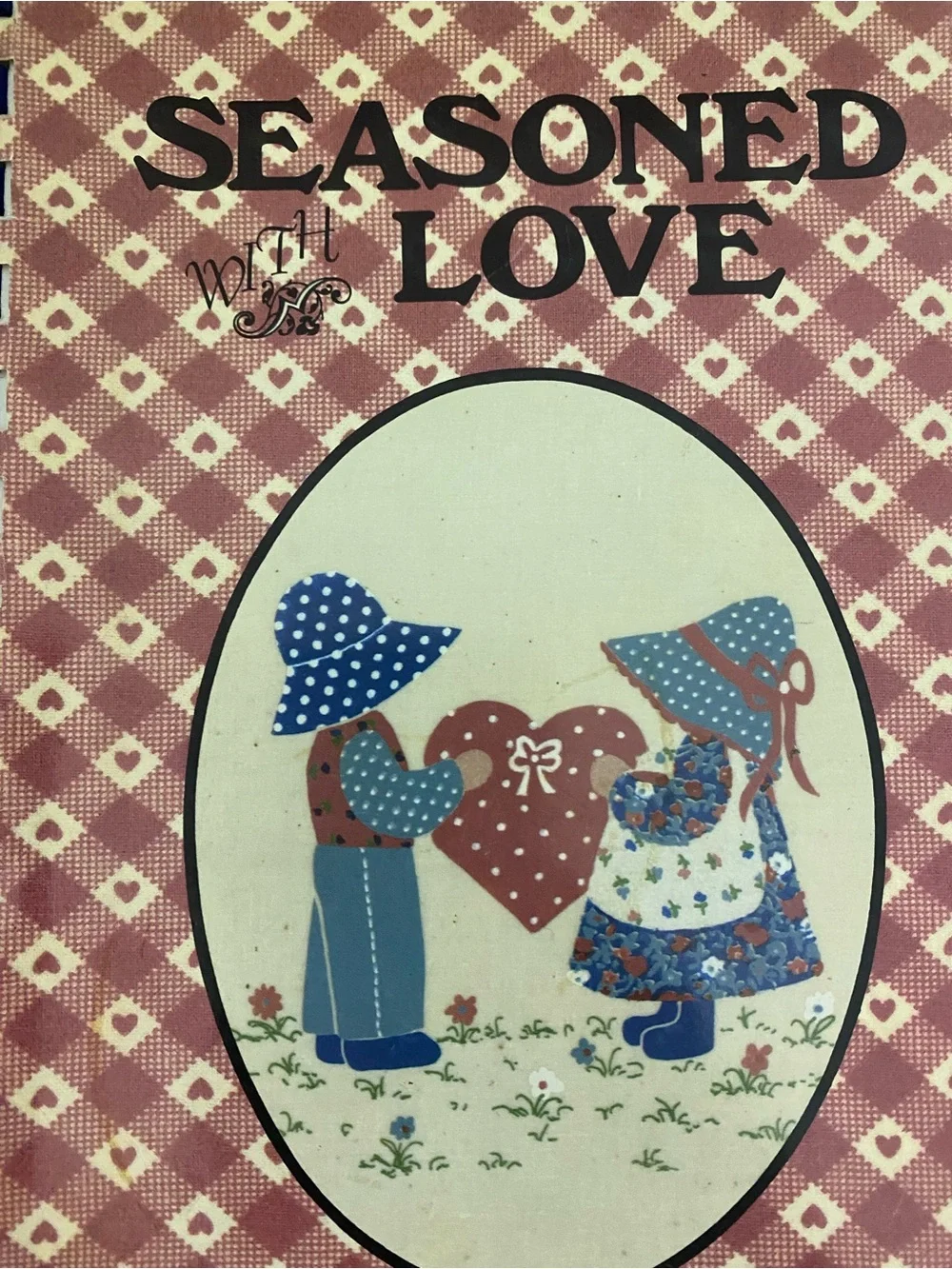 Vintage 90s Seasoned With Love Cookbook First Christian Church Fort Scott Kansas